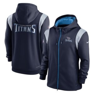 Titans Sideline Performance Full Zip Hoodie