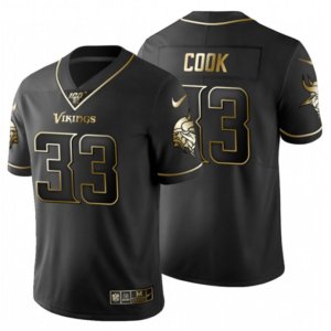 Vikings Cook Black Golden Edition Jersey