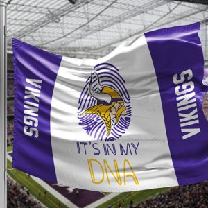 Vikings dna flag