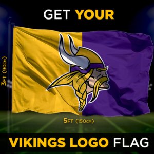 Vikings Logo Flag