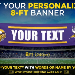 Vikings Personalized Banner