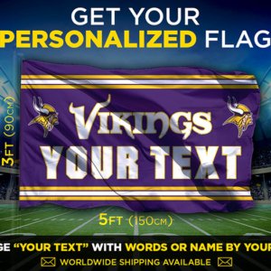 Vikings Custom Flag