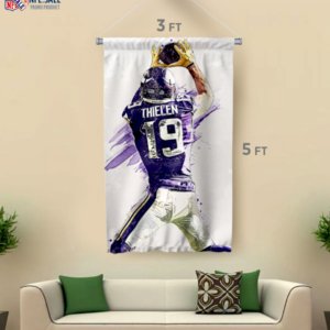 Vikings Adam Thielen Flag