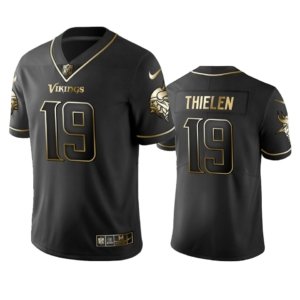 Vikings Thielen Black Golden Jersey