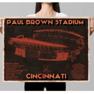 Bengals Vintage Stadium Print