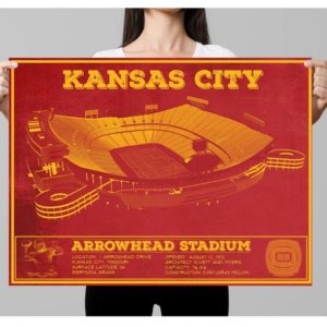 Chiefs Vintage Stadium Print