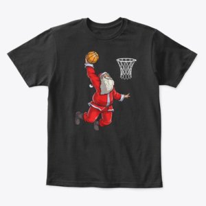 Christmas Santa Dunk Basketball T-Shirt (Set of 2)