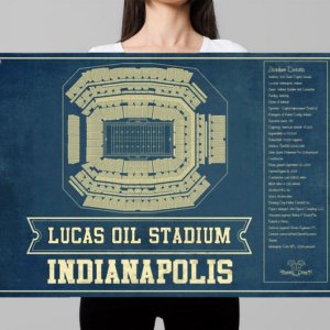Colts Vintage Stadium Print