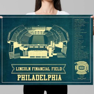 Eagles Vintage Stadium Print