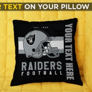 Raiders Personalized Pillow Case