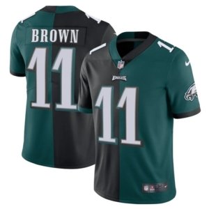 Eagles Brown Split Black Green Jersey