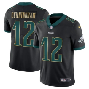 Eagles Cunningham Gold Trim Jersey Black