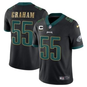 Eagles Graham Gold Trim Jersey Black