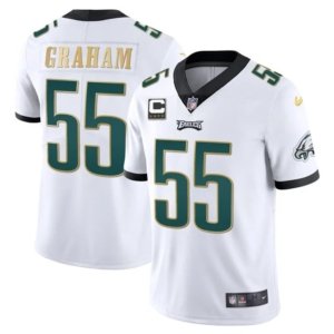 Eagles Graham Gold Trim Jersey White