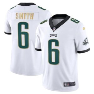 Eagles Smith Gold Trim Jersey White