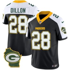 Packers Dillon Home Patch Black Alternate Vapor Jersey