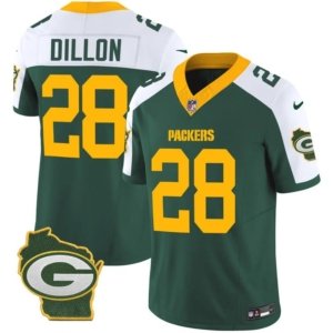 Packers Dillon Home Patch Green Alternate Vapor Jersey