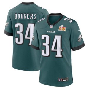 Eagles Isaiah Rodgers Super Bowl LIX Jersey Midnight Green