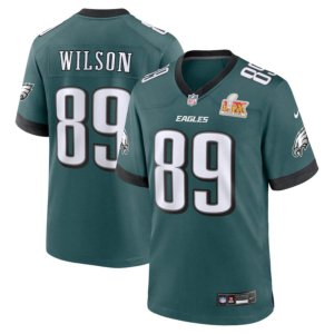 Eagles Johnny Wilson Super Bowl LIX Jersey Midnight Green