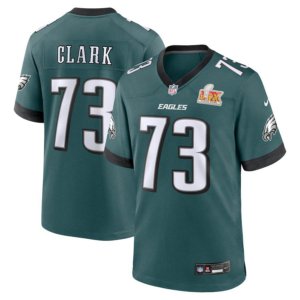 Eagles Le'Raven Clark Super Bowl LIX Jersey Midnight Green