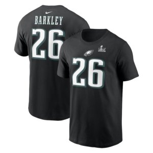 Eagles Barkley Super Bowl LIX T-Shirt Model 1