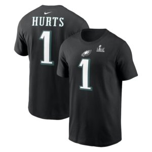 Eagles Hurts Super Bowl LIX T-Shirt Model 1