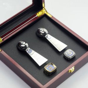 Colts Super Bowl Rings and Trophies Set