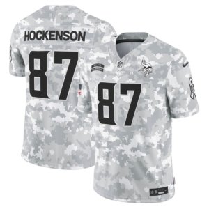 Vikings Hockenson Arctic Camo Jersey
