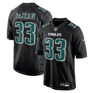 Eagles Cooper DeJean Carbon Black Jersey
