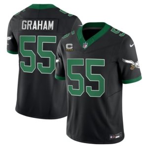 Eagles Brandon Graham Kelly Black Vapor FUSE Jersey