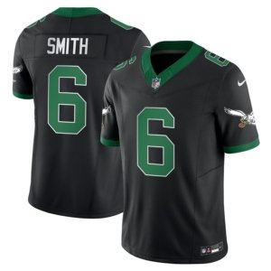 Eagles DeVonta Smith Kelly Black Vapor FUSE Jersey