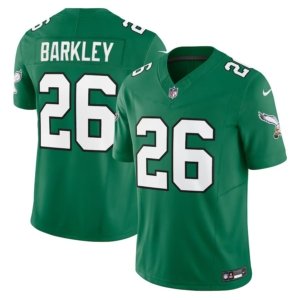 Eagles Saquon Barkley Vapor FUSE Jersey Kelly Green