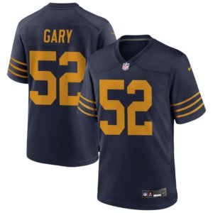 Packers Rashan Gary Navy Throwback Jersey