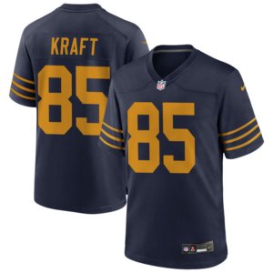 Packers Tucker Kraft Jersey Navy