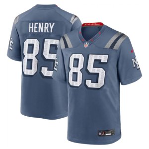 Patriots Hunter Henry Storm Blue Rivalries Jersey