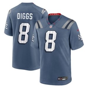 Patriots Stefon Diggs Storm Blue Rivalries Jersey