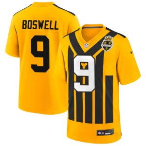 Steelers Chris Boswell Gold Throwback Jersey