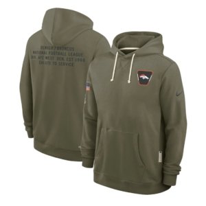 Broncos Olive 2025 Salute to Service Hoodie
