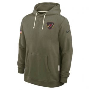 Cardinals Olive 2025 Salute to Service Hoodie