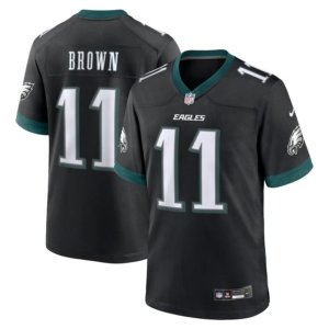 Eagles AJ Brown Jersey Black