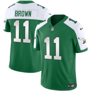 Eagles AJ Brown Kelly Alternate Vapor FUSE Jersey