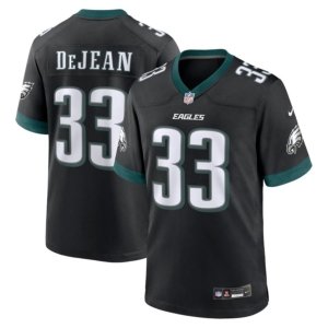 Eagles Cooper DeJean Jersey Black