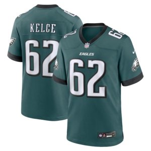 Eagles Jason Kelce Jersey Midnight Green