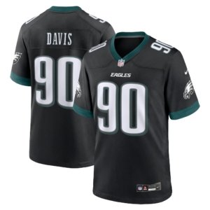 Eagles Jordan Davis Jersey Black