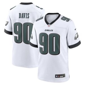 Eagles Jordan Davis Jersey White