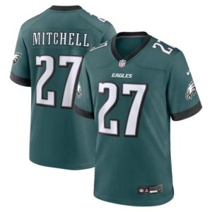 Eagles Quinyon Mitchell Jersey Midnight Green