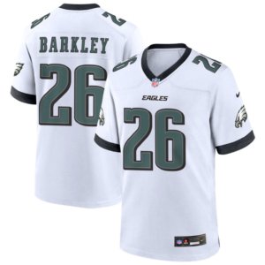 Eagles Saquon Barkley Jersey White