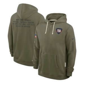 Giants Olive 2025 Salute to Service Hoodie