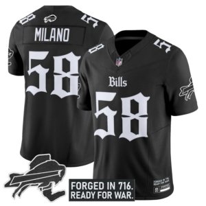 Bills Matt Milano Gothic Jersey
