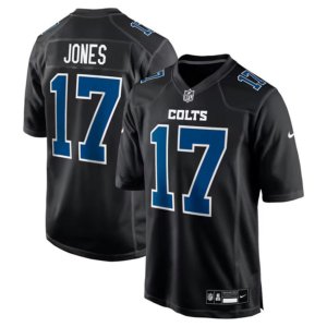 Colts Daniel Jones Carbon Black Jersey
